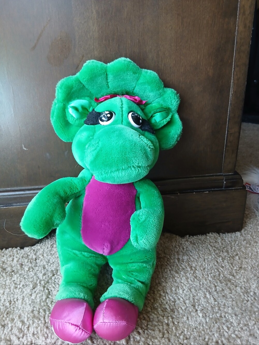 1993 Baby Bop Stuffed Toy Animal Plush Y2K Vintage